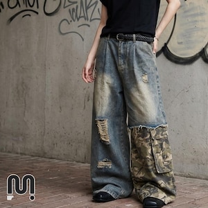 Cargo Baggy Jeans | Loose Wide Leg Pants | Daily Wear | Y2K Streetwear Style