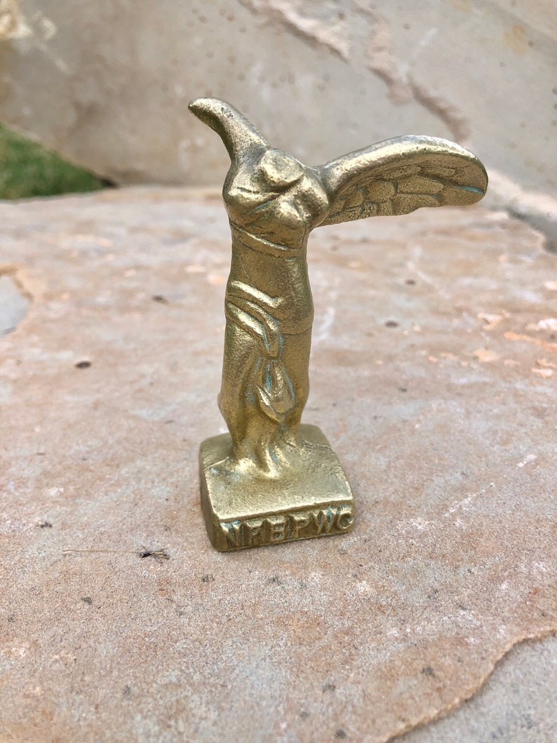 Vintage Brass NFBPWC Headless Angel Victory Statue ...
