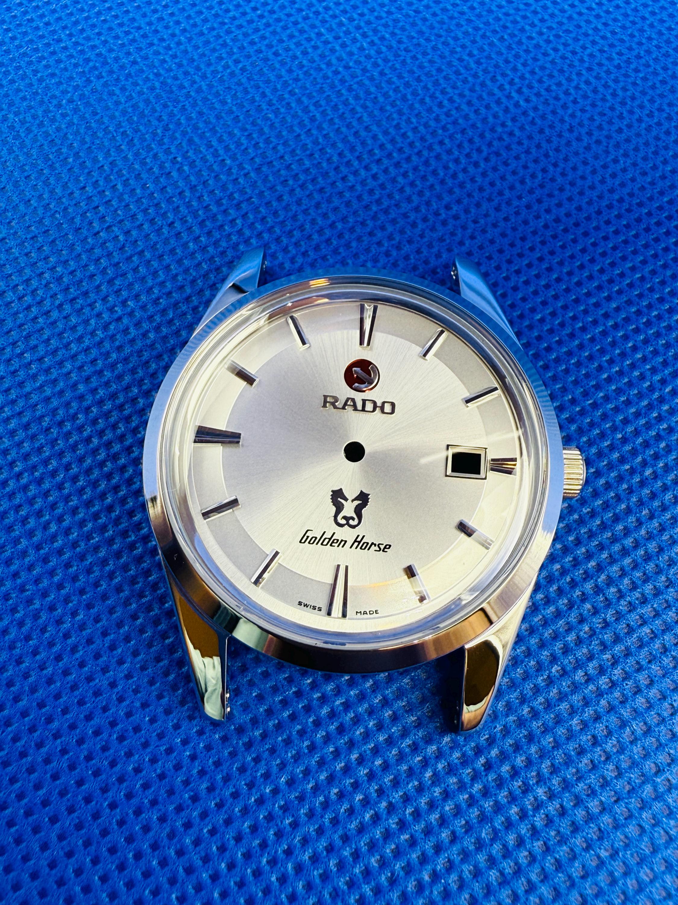Rado Golden Horse Full Case Kit 623.3001.2 Dial Hands Crown Back Rado Golden Horse Full Case Kit 623.3001.2 Dial Hands Crown Back