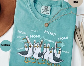 Comfort Colors® Disney Seagulls Mom Shirt, Disney Finding Nemo Seagulls, Disney Mom Tee, Mother's Day Gift, Disney Mothers Day T-shirt