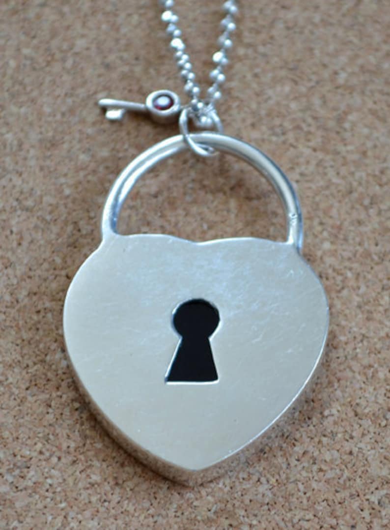 Heart Shaped Cameo Lock and Key Pendant and key charms Etsy