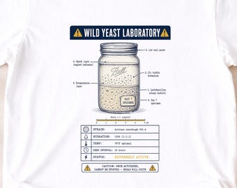 Fermentation Sourdough Comfort Colors Shirt, Bread Baker Baking Graphic Tee