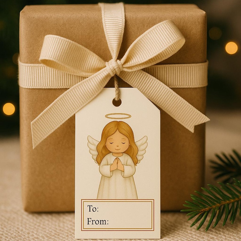 Printable Angel Tree Tags - Etsy