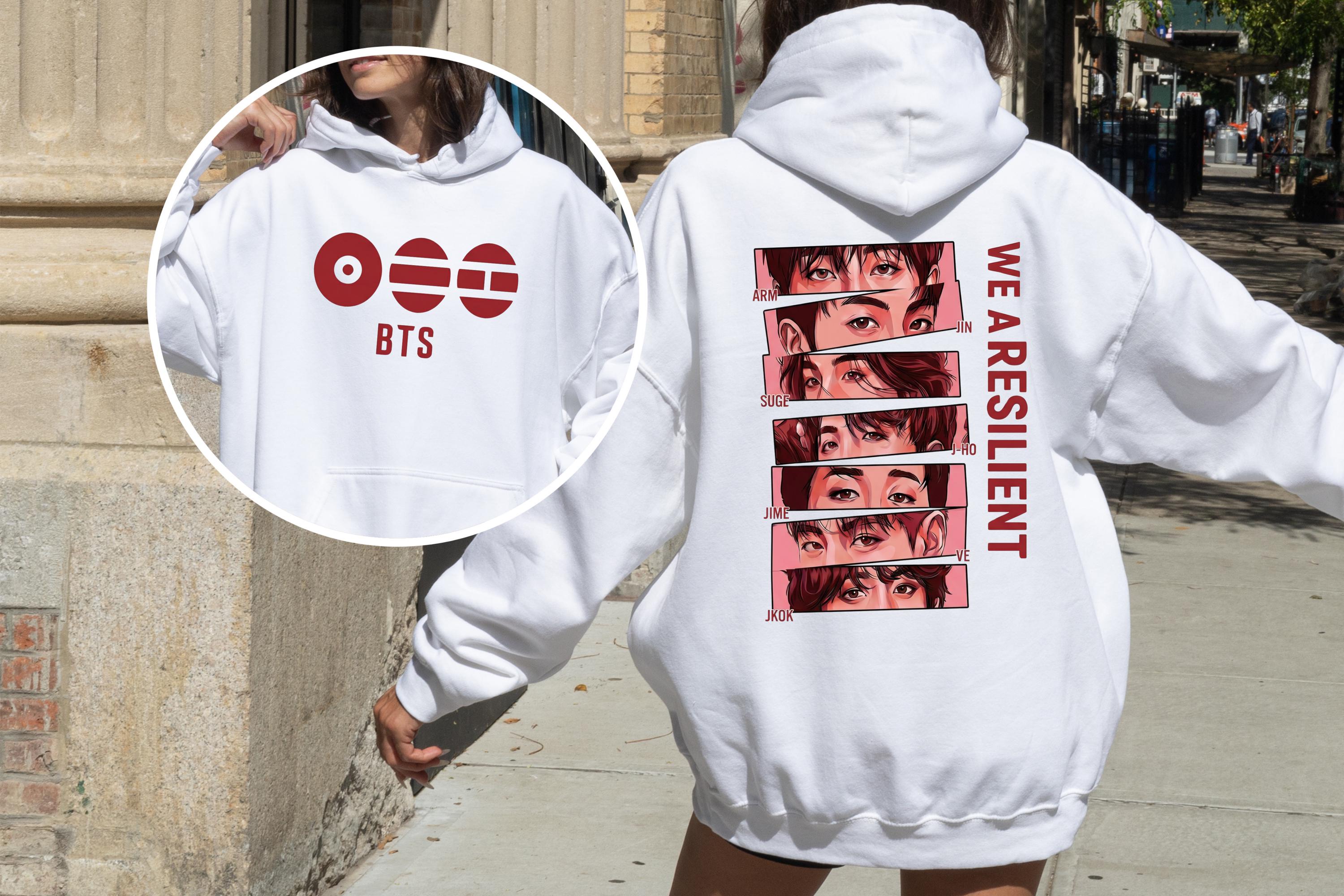 Bts Zipper Hoodie - Etsy