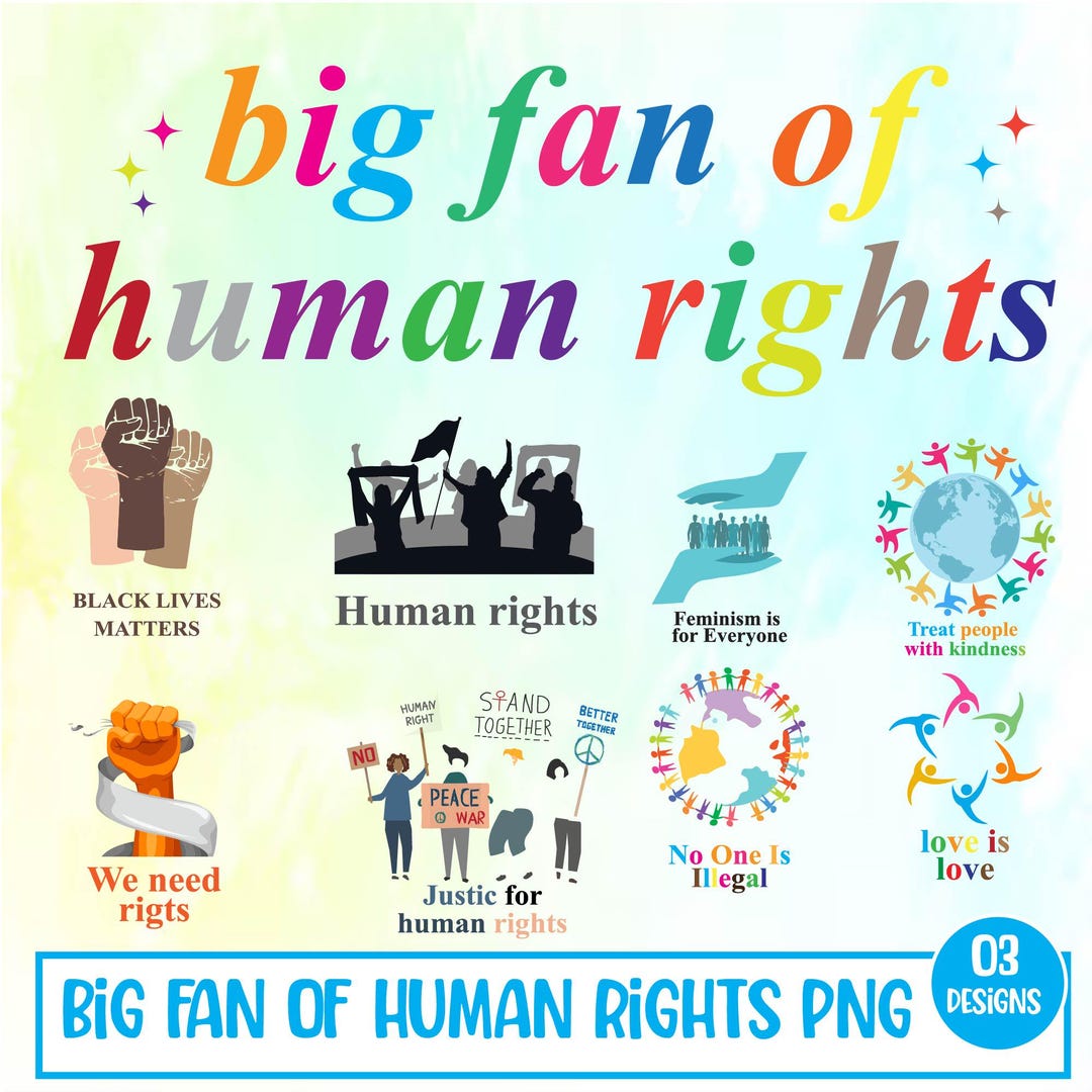Designing For Human Rights Graph Human Rights Graphic Bundle, Equality & Social Justice Designs (PNG SVG ...