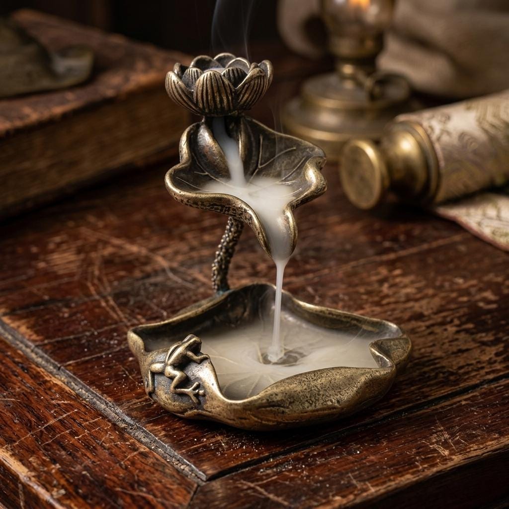 Incensiere In Ottone Da Appendere Con Catena – Bruciatore Per Incenso A Carbone, Erbe E Resine – Altezza 11,4 Cm, Diametro 7,6 Cm, Ideale Per Pulizie Spirituali - 2