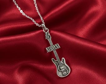 Nirvana Elektro Gitar Gümüş Kaplam