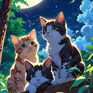50 Sheets Cute Cat Diamond Painting Cover Paper - 5D Diamond Art Accessories, 10x14cm - View #5