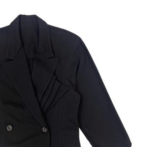 Vintage 90s Emporio Armani Long Coat Jacket Made in Italy Size 46