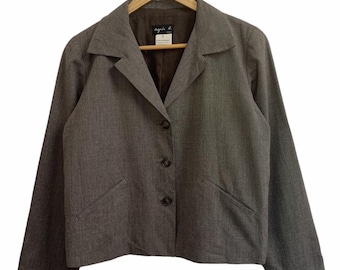 Vintage 90s Agnes B Wool Jacket Women Pink Japan - Etsy