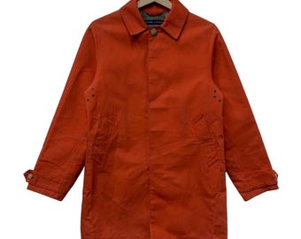 Vintage Ralph Lauren Coat Jacket Orange Colour Size Medium