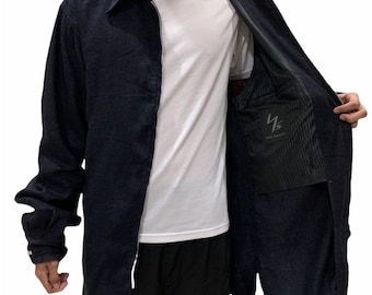 Y’s Yohji Yamamoto Indigo Denim Zip Work Jacket Oversized Japanese Designer