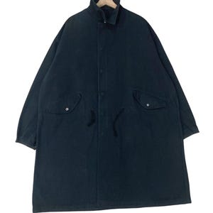 Parka vintage de algodón negro con cola de pez de Yohji Yamamoto Y's for Men - Talla M imagen 2