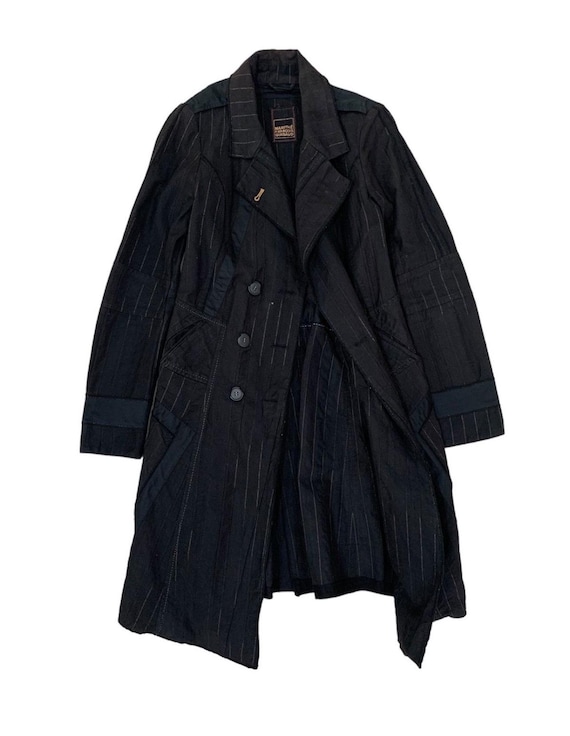 Vintage Marithe Francois Girbaud Patchwork Stripe… - image 1