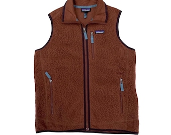 パタゴニア メンズ レトロパイルフリースベスト（Mサイズ、ホワイト