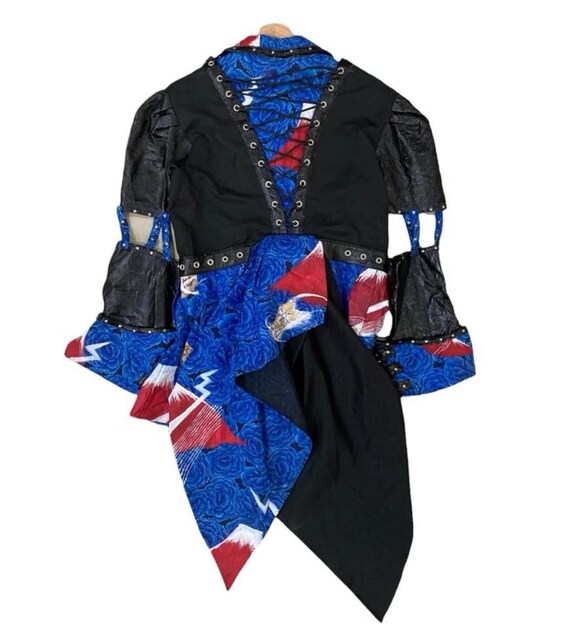 Vintage Patchwork Gothic Punk Jacket - image 9