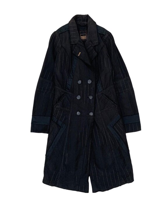 Vintage Marithe Francois Girbaud Patchwork Stripe… - image 2