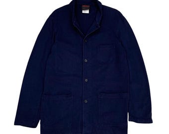 Vintage Vétra French Workwear Jacket | Black Cotton Chore Coat