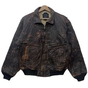 G 2 G2 Leather Jacket - Etsy