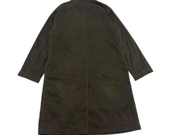 Vintage 90s Emporio Armani Long Coat Jacket Made in Italy Size 46