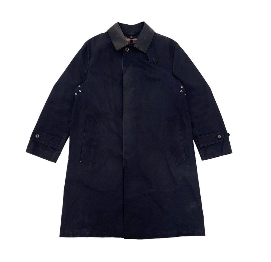 Mackintosh Philosophy Single-Breasted Trench Coat with Detachable Plaid Liner, Foto 2 von 5