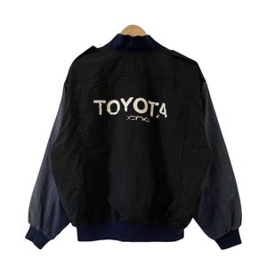 Vintage 90s Toyota Tecno Workwear Bomber Jacket - Large