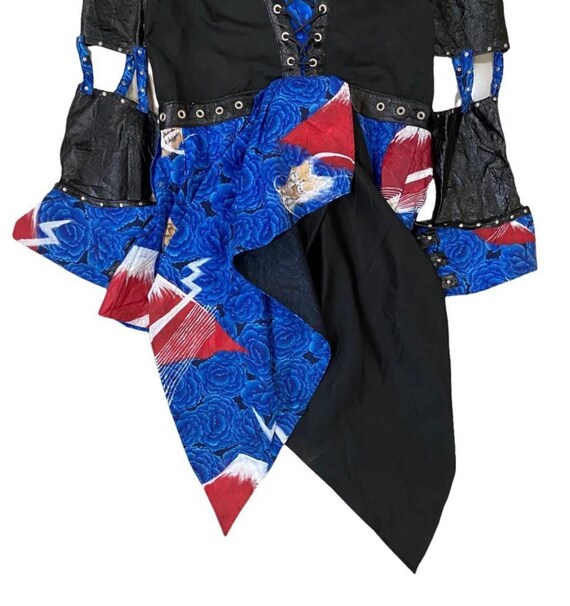 Vintage Patchwork Gothic Punk Jacket - image 8