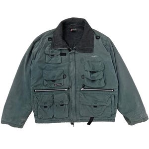 Vintage Wrangler Trail Cargo Utility Jacka Storlek Large
