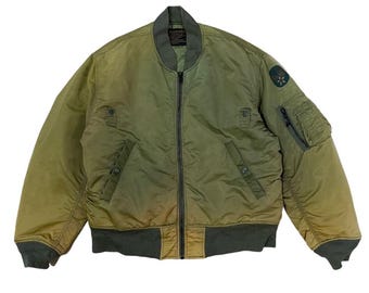 Vintage CORINTH MFG CO Ma 1 Usaf Flyers Bomber Jacket Made in Usa
