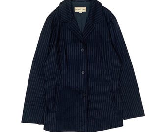 Vintage 90s Emporio Armani Long Coat Jacket Made in Italy Size 46