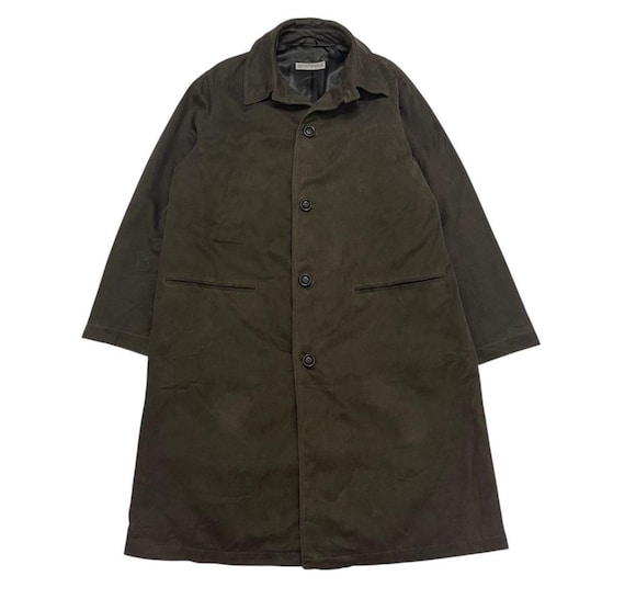 ジャケット・アウター 80s - 90s EMPORIO ARMANI Super Long Coat Vintage 90s Emporio Armani Long Coat Jacket Made in Italy Size 46