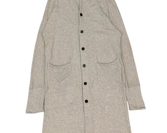 Vintage Yohji Yamamoto Y’s For Living Long Cardigan Japanese Designer Size Large