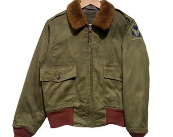 Repro Wwll Type B-10 Buzz Ricksons Jacket Us Airforce Scovill