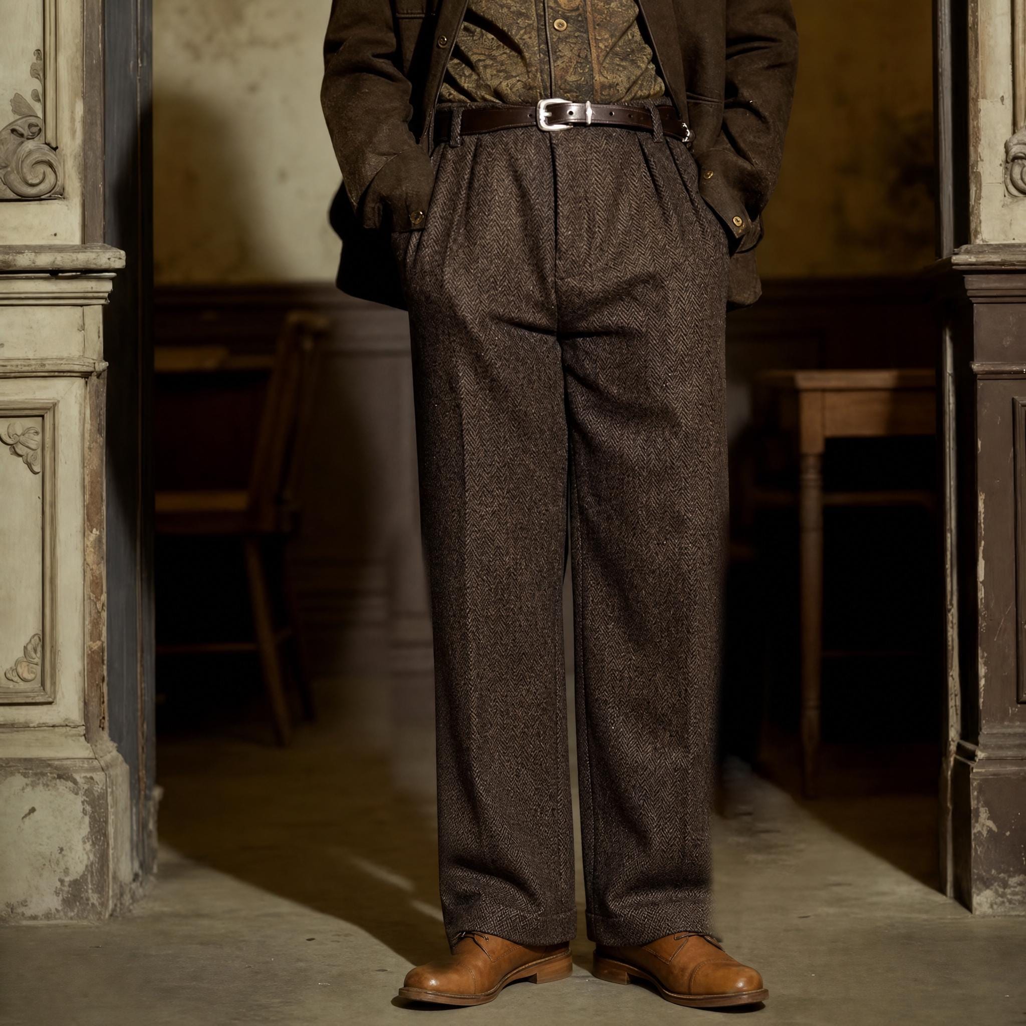 Vintage Double Pleated Trousers - Etsy