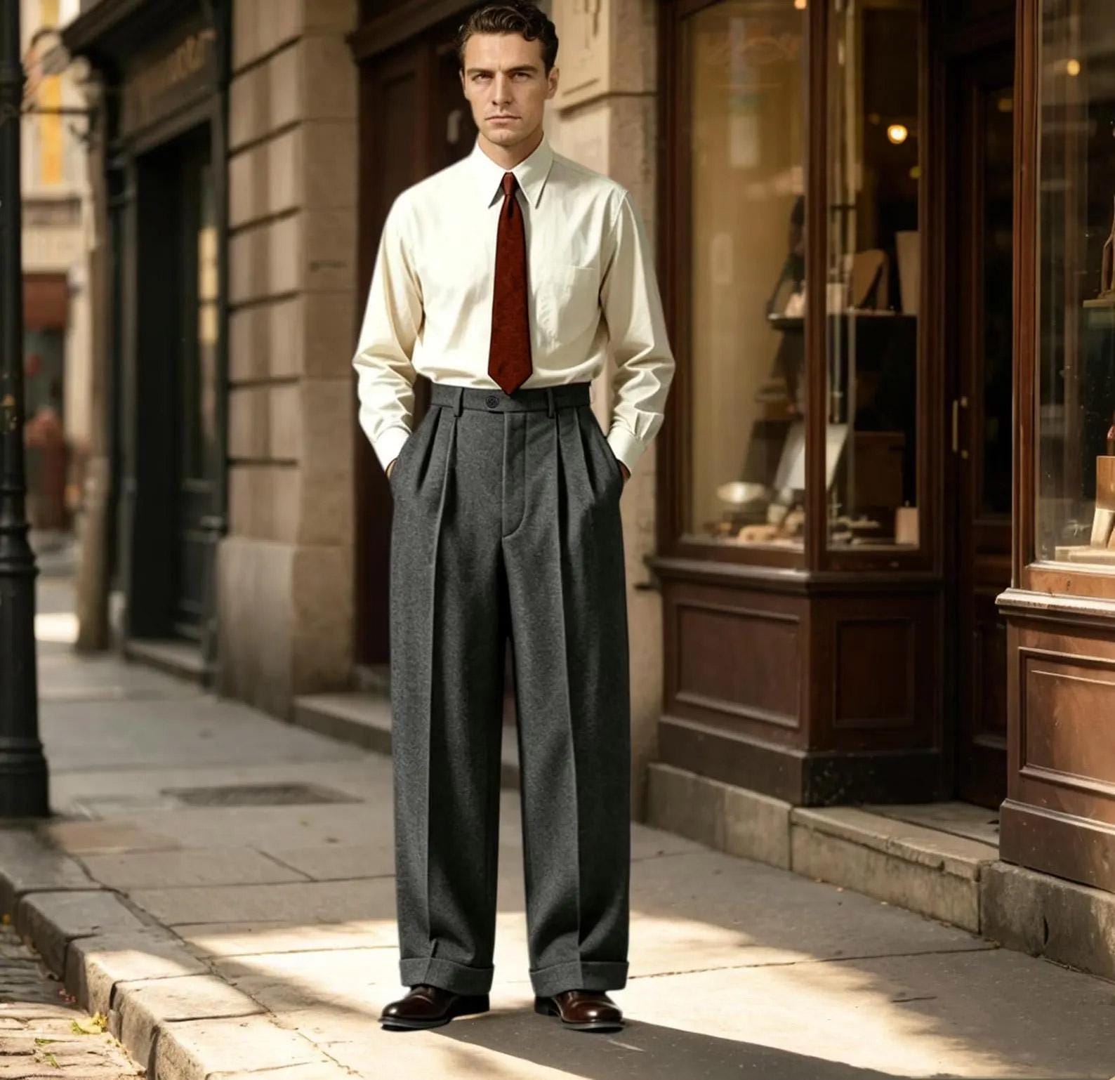 1930s mens pants - Etsy 日本