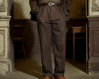 Vintage Pincus Company Wool Pants Trousers 34x32 70s Dress Pant