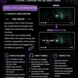 Spirit-box/EVP recording interpretation! (Upgraded!)