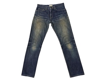 Vintage Japanese Brand Xfrm Studded Corduroy Flare Denim Pants
