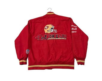 Vintage 90s San Francisco 49ers Bomber Jacket - Locker Line - Size