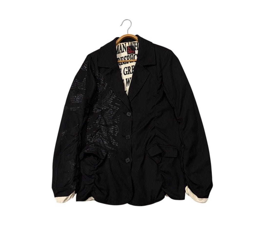 RARE!! Vintage H.naoto Anarchy Wrinkled Style Seditionaries LGB If