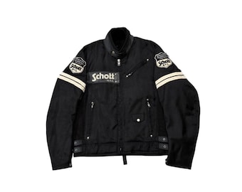 Vintage Schott NYC Brown Suede Leather Jacket Medium 90's Schott