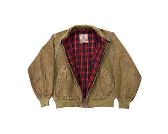 ¡¡¡RARO!!! Chaqueta bomber Harrington vintage Baracuta de pana con botones y cremallera, fabricada en Inglaterra