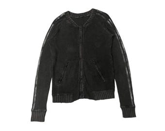 RARE!! Vintage Image Powder Men A.Sherwood Zipper Cardigan Style Seditionaries If Six Was Nine Inspired Made In Japan Jacket