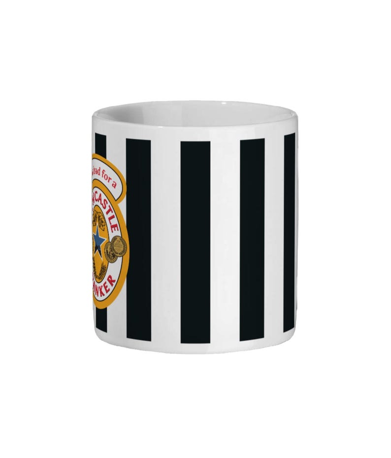 Newcastle United WANKER logo ! * Funny Mug * Gift for fans - Fathers Day - Fathers Day image 2