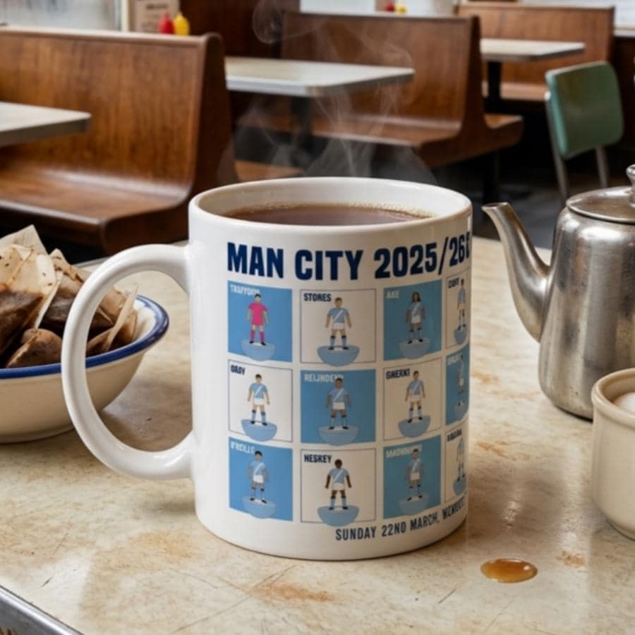 Manchester City - Tazza da tè con licenza ufficiale