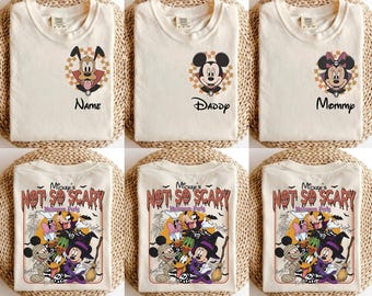 Custom Mickey’s Not So Scary Halloween Party Shirt, Disney Family Halloween Shirts, Mickey Halloween Tee, Disney Halloween Vacation
