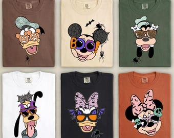 Comfort Colors Disney Halloween Family Shirt, Mickey Mouse Halloween Tee, Walt Disney World Shirt, Disney Pumpkin Shirt, Disney Vacation Tee