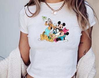 Mickey and Friends Baby Tee, Disneyworld Trip Shirt