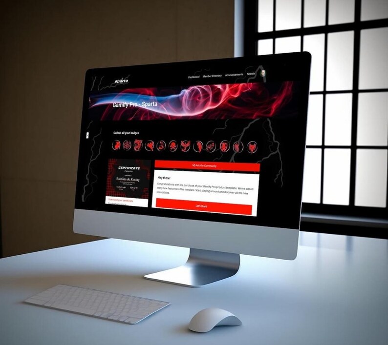 Gamify Pro Kajabi Course Template | Badges + Certificates - Etsy