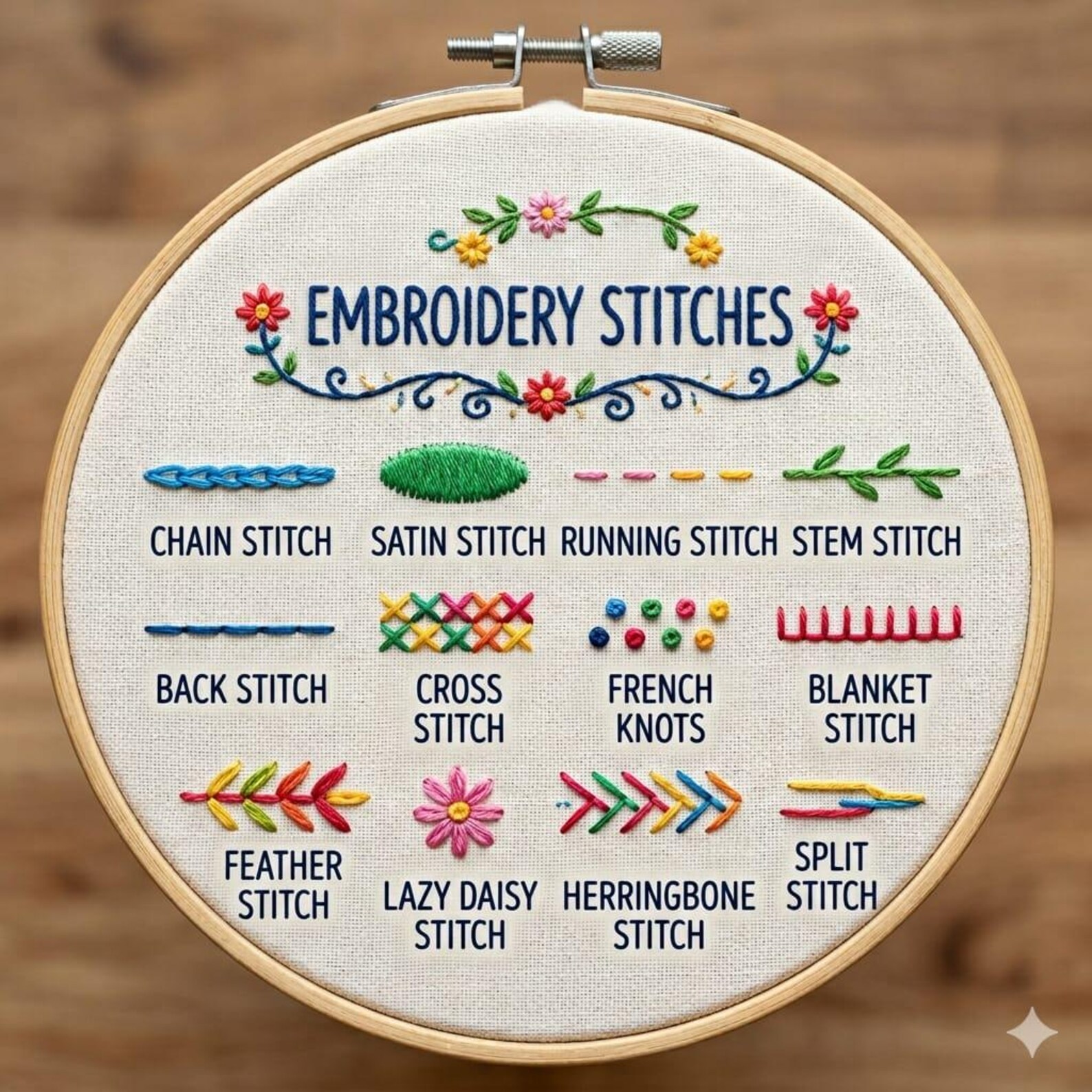 Embroidery Stitches Photoshop Action – Thread Text Effect, Hand ...